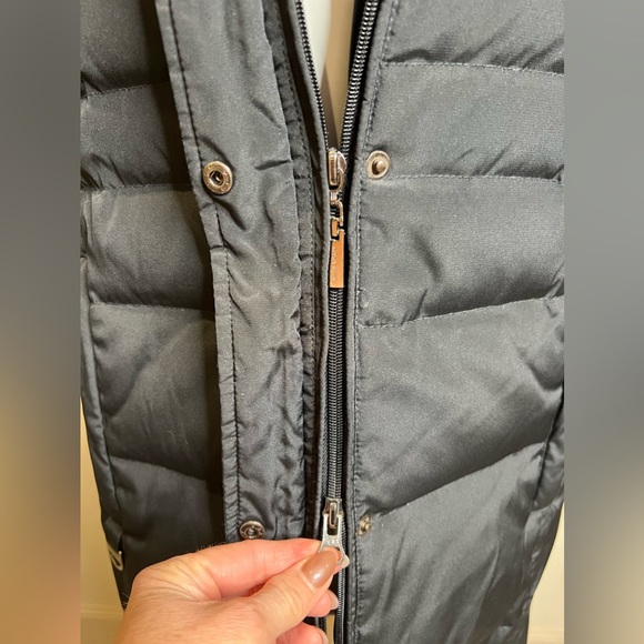 Down & Feather Heavy weight Winter Jacket, Rabbit Fur Trim. Fleece interior XS - Picture 2 of 9